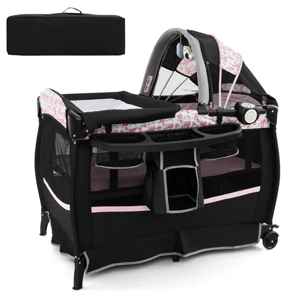 Sulankstoma kelioninė lovelė 4-in-1
